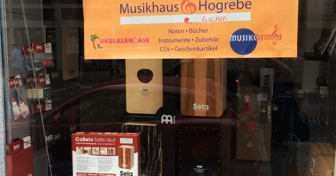 Wiedereröffnung: Musikhaus Hogrebe in Aachen unter neuer Leitung Wiedereröffnung: Musikhaus Hogrebe in Aachen unter neuer Leitung